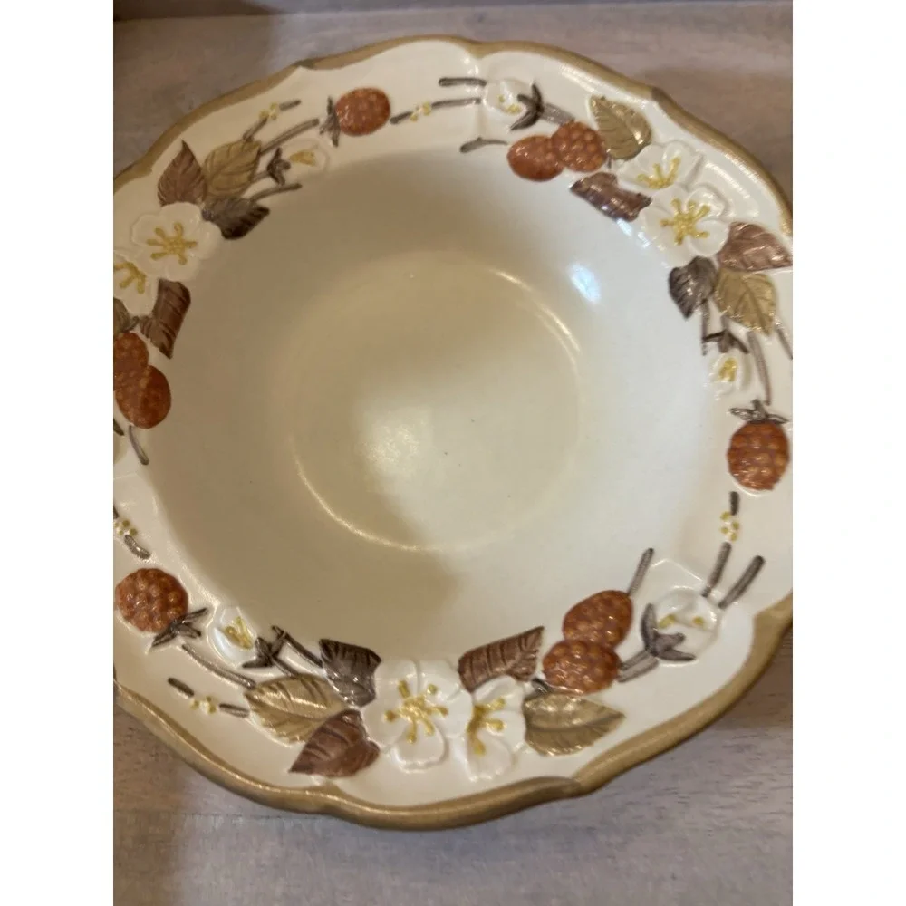 Metlox Poppytrail-AUTUMN BERRY Set Of 2‎ Bowls 8 Inches Wide